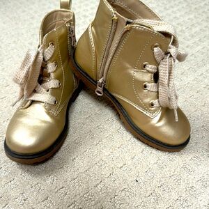 Cat&Jack Size 11 Gold Booties